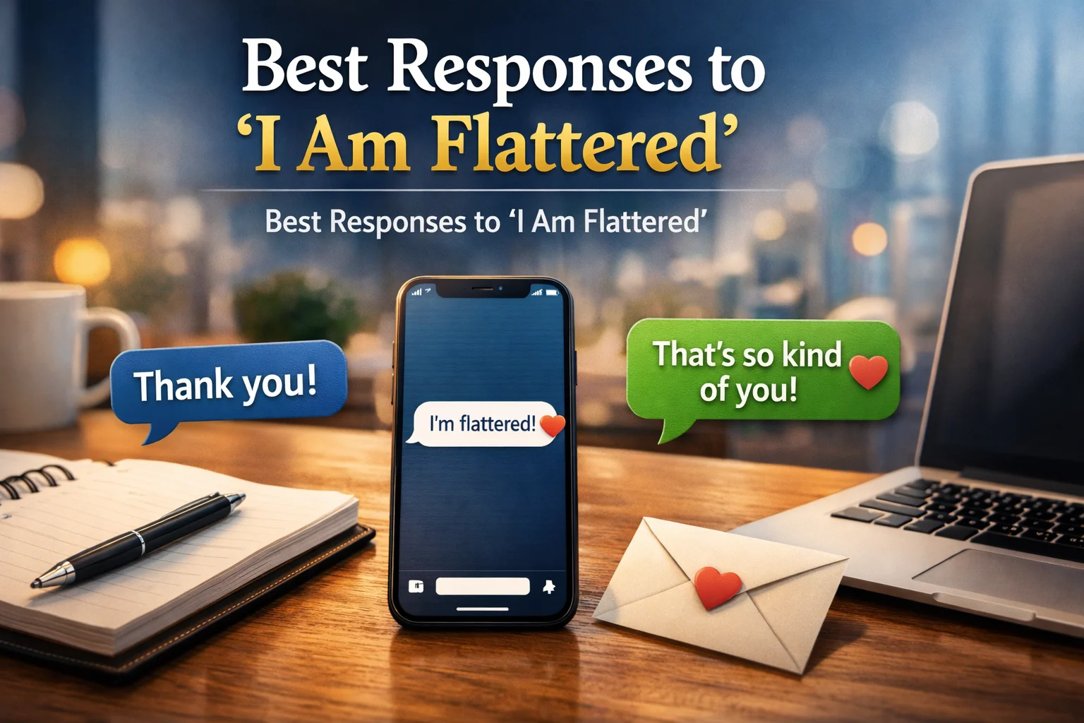 Best Responses to ‘I Am Flattered’