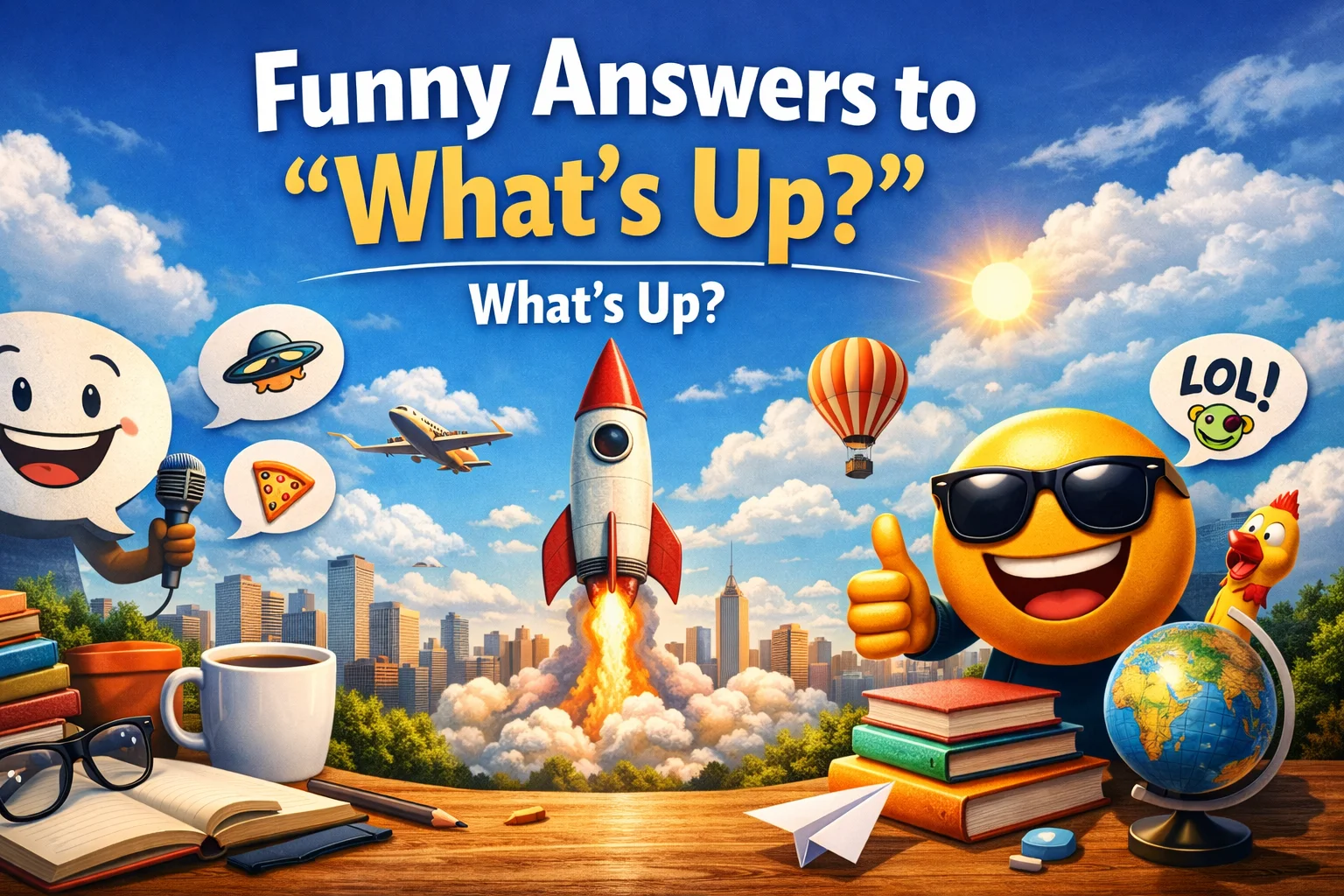 Funny Answers to “What’s Up?”