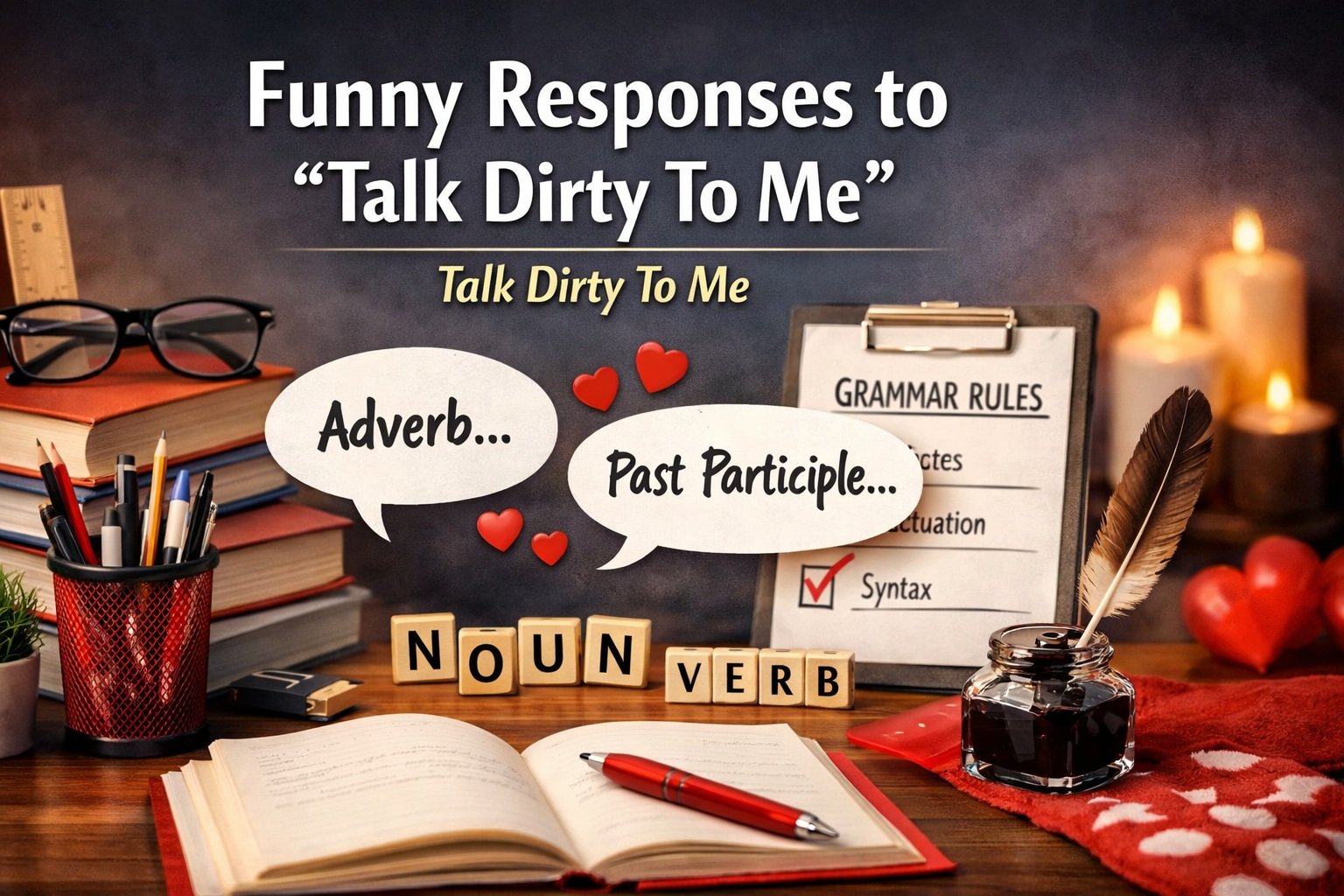 Funny Responses to “Talk Dirty To Me”