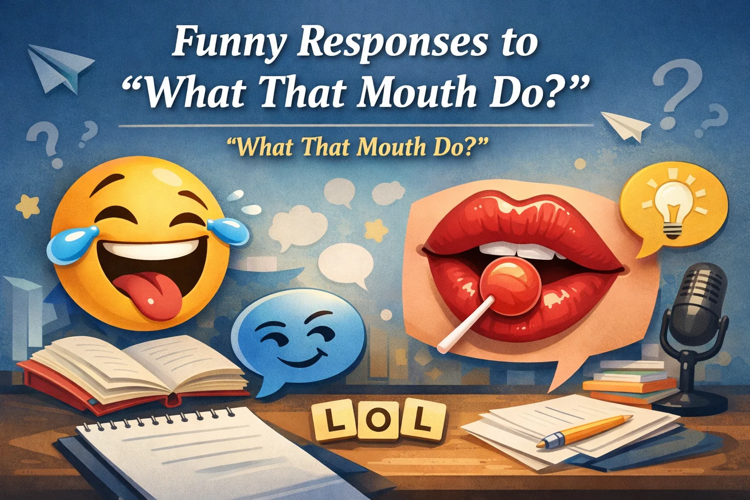 Funny Responses to “What That Mouth Do?”