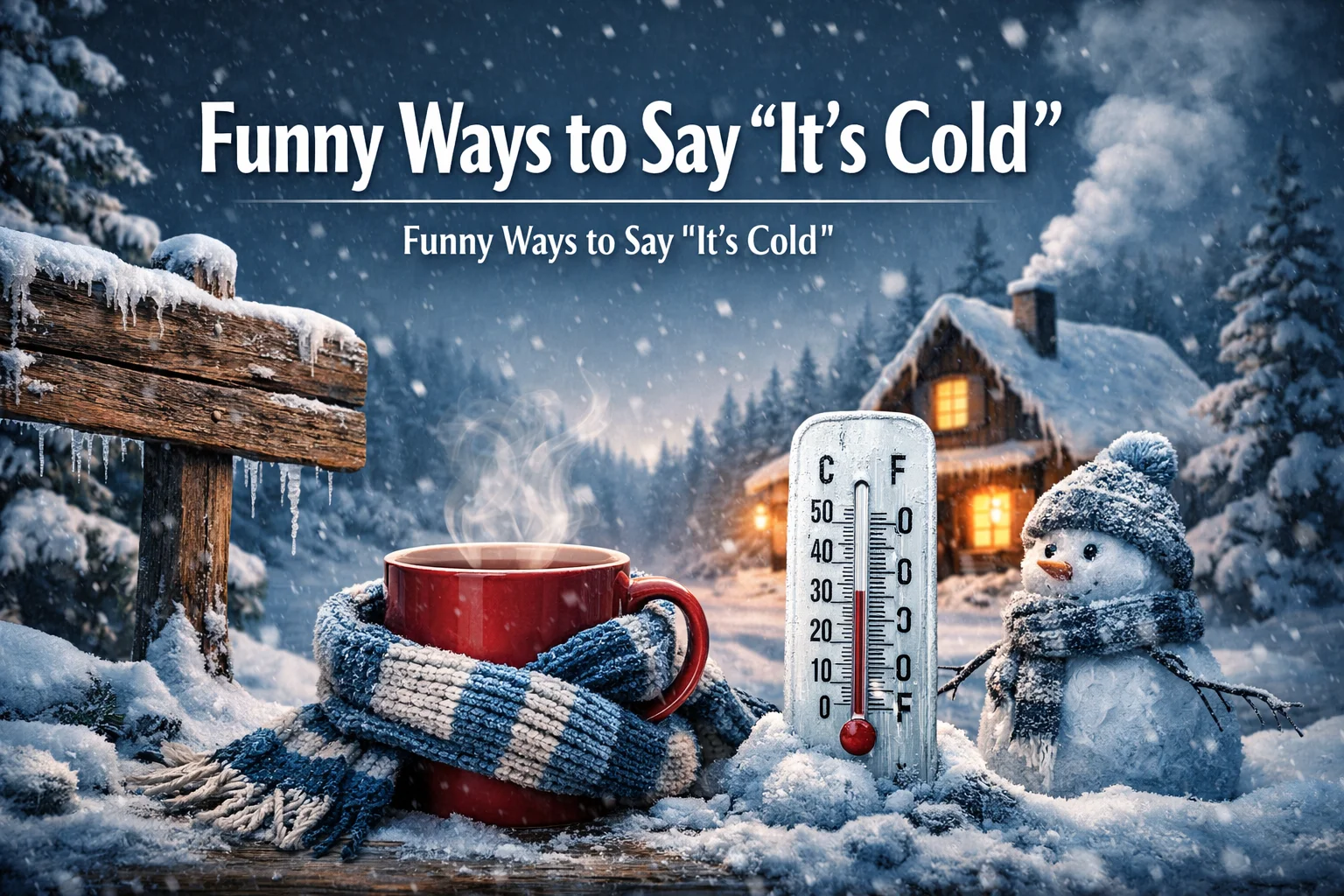 Funny Ways to Say “It’s Cold”