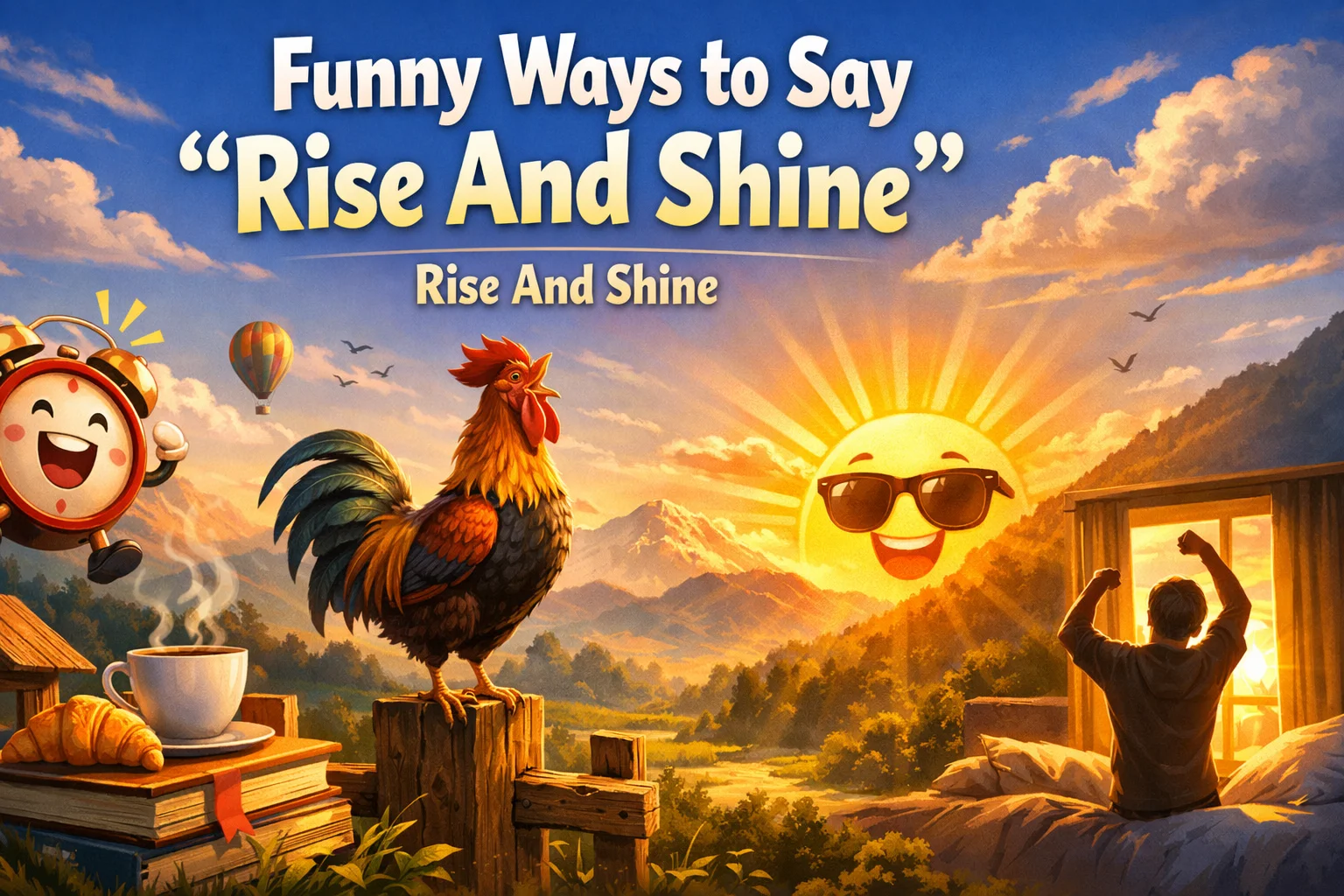 Funny Ways to Say “Rise And Shine”