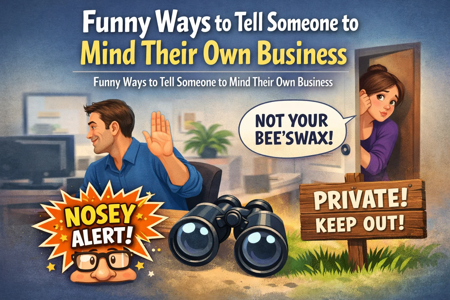 Funny Ways to Tell Someone to Mind Their Own Business
