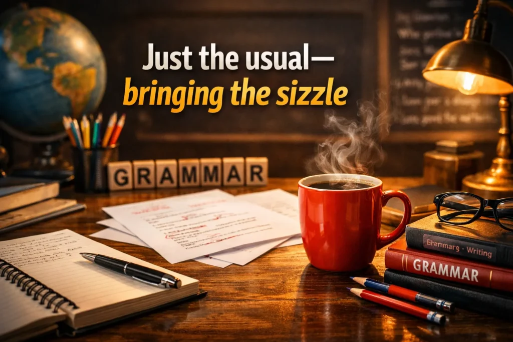 Just the usual—bringing the sizzle