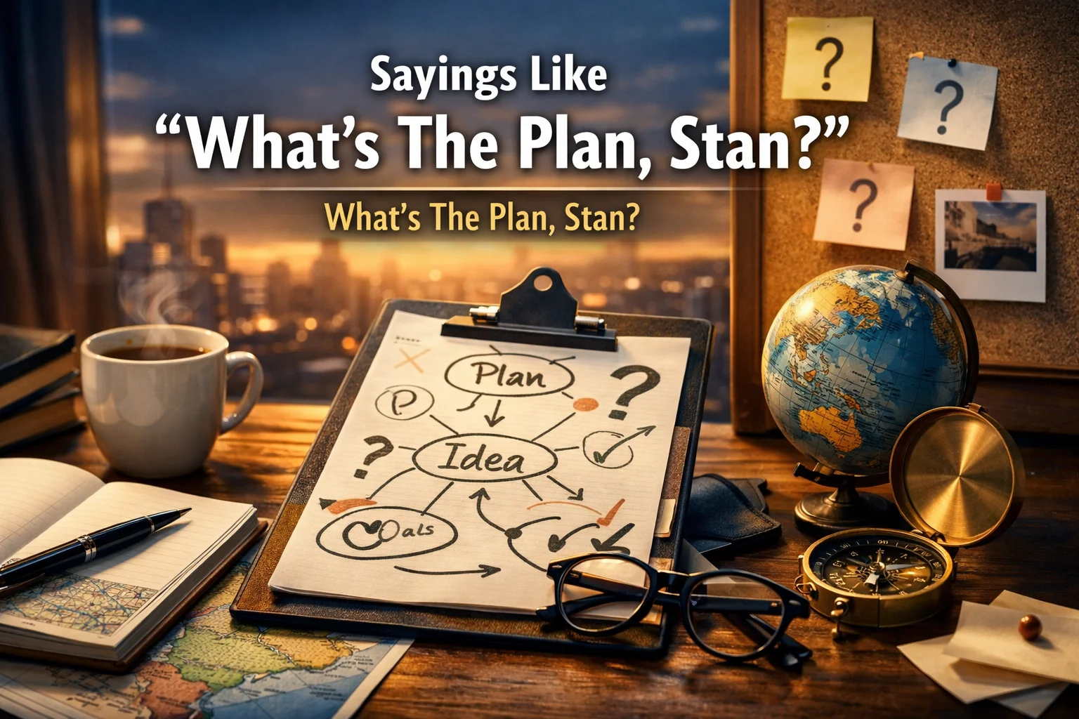 Sayings Like “What’s The Plan, Stan?”