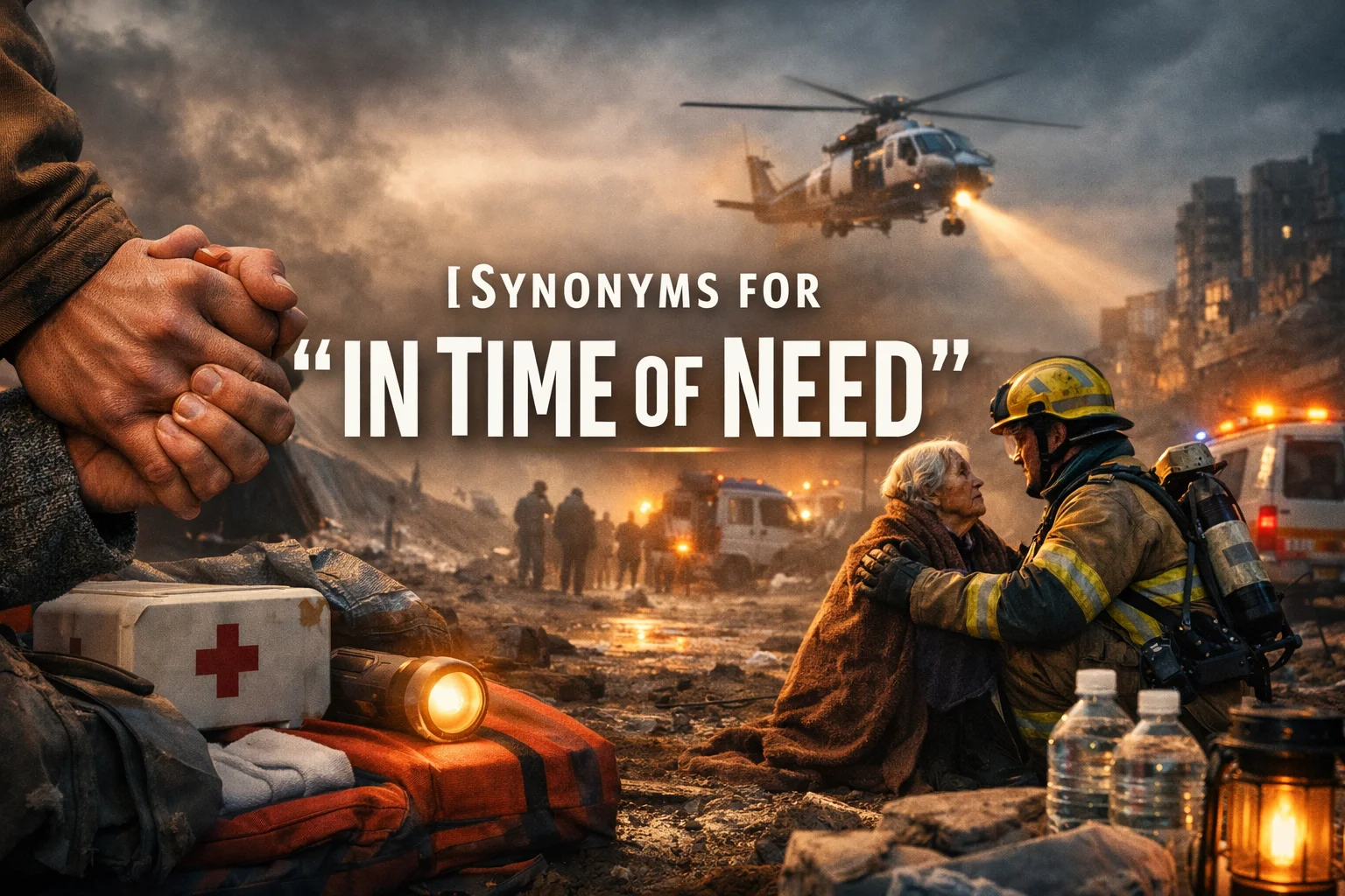 Synonyms for “In Time of Need”
