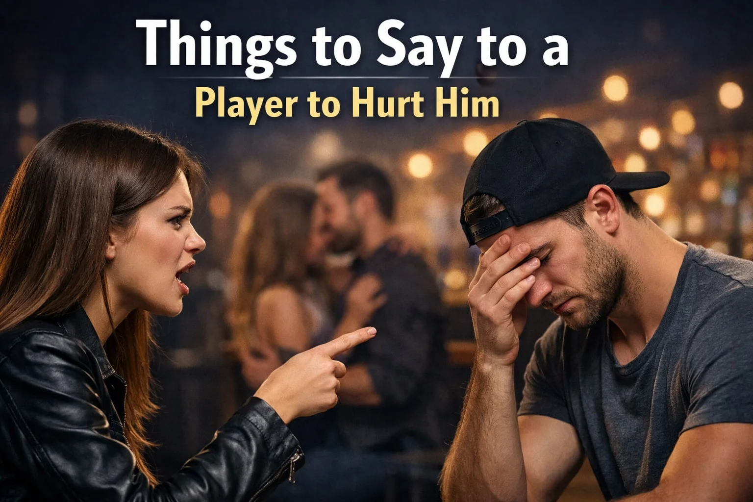 Things to Say to a Player to Hurt Him