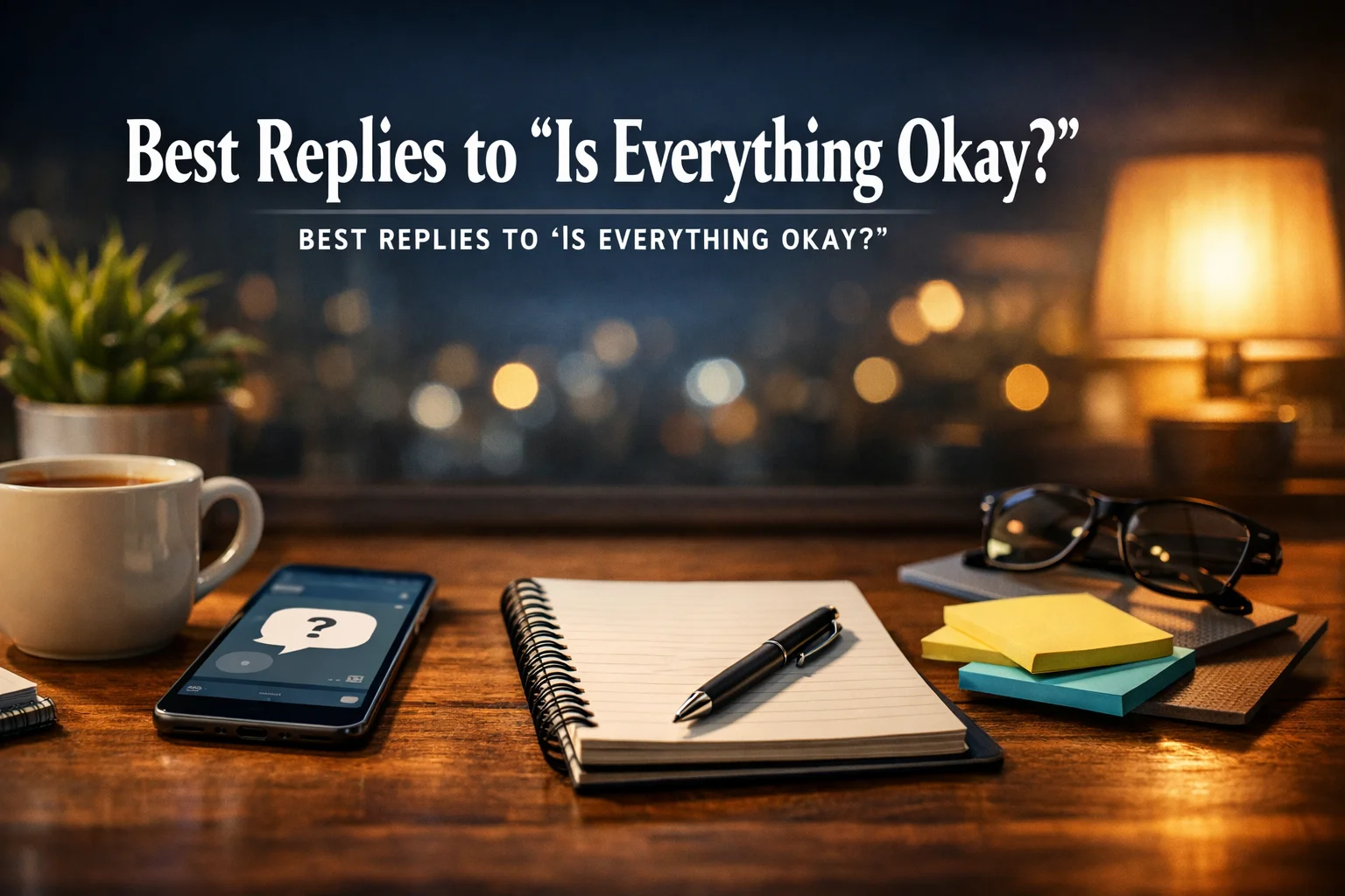 Best Replies to ‘Is Everything Okay?’
