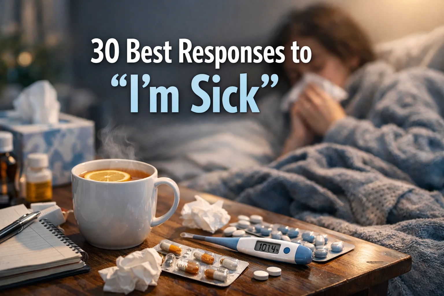 Best Responses to “I’m Sick”