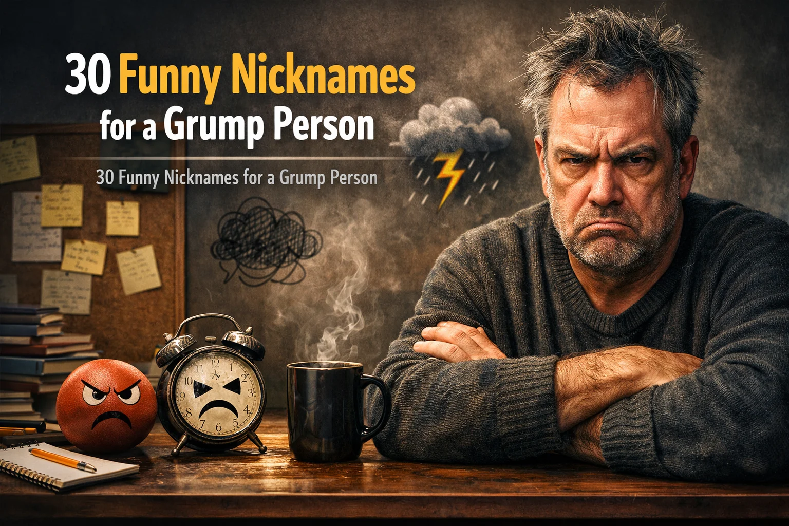 Funny Nicknames for a Grump Person