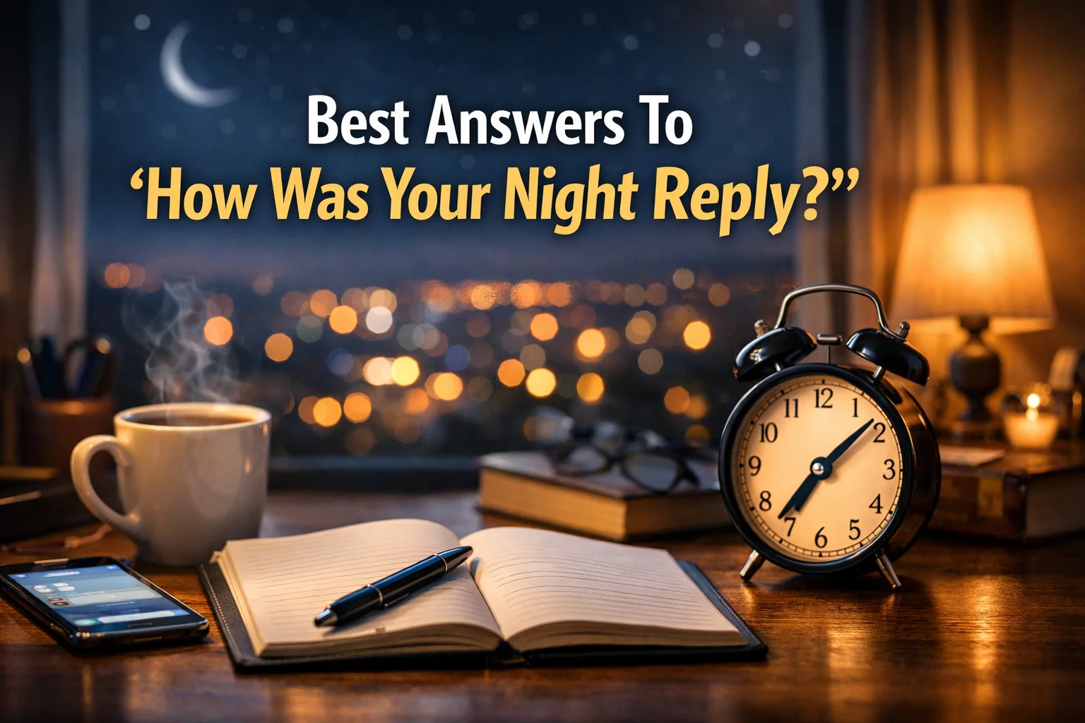 Best Answers To ‘How Was Your Night Reply?’