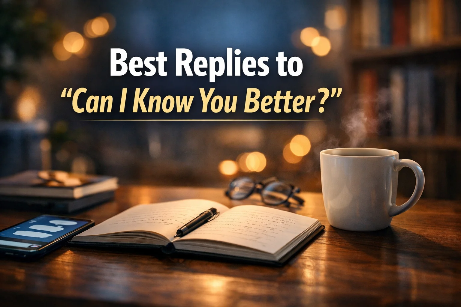 Best Replies to “Can I Know You Better?”