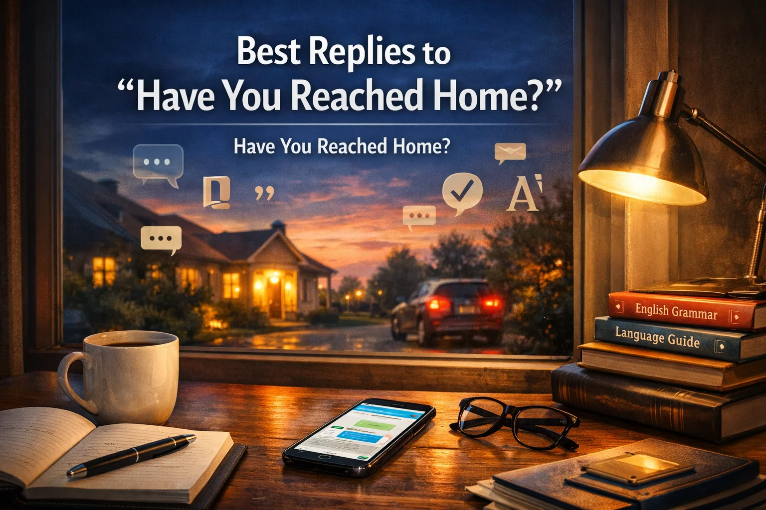 Best Replies to “Have You Reached Home?”