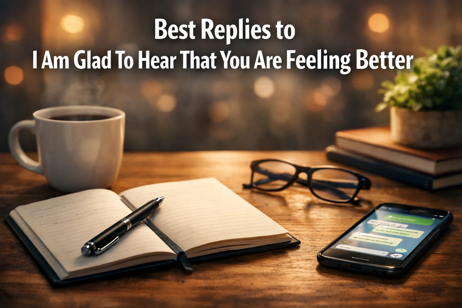 Best Replies to I Am Glad To Hear That You Are Feeling Better