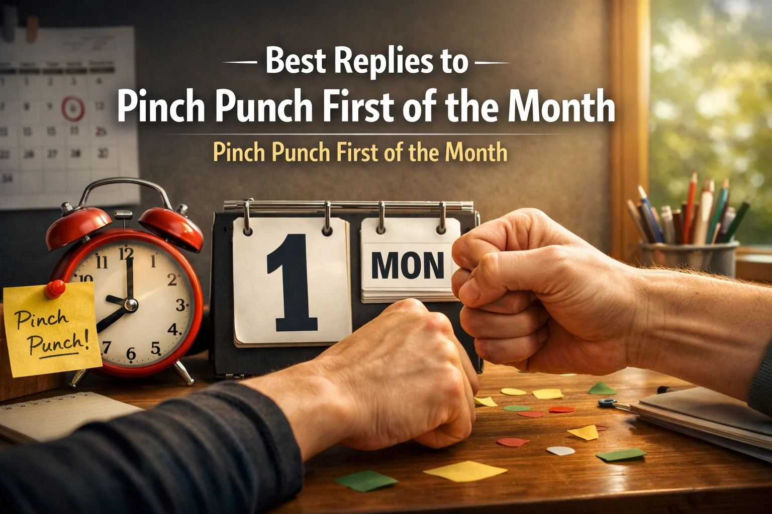 Best Replies to Pinch Punch First of the Month