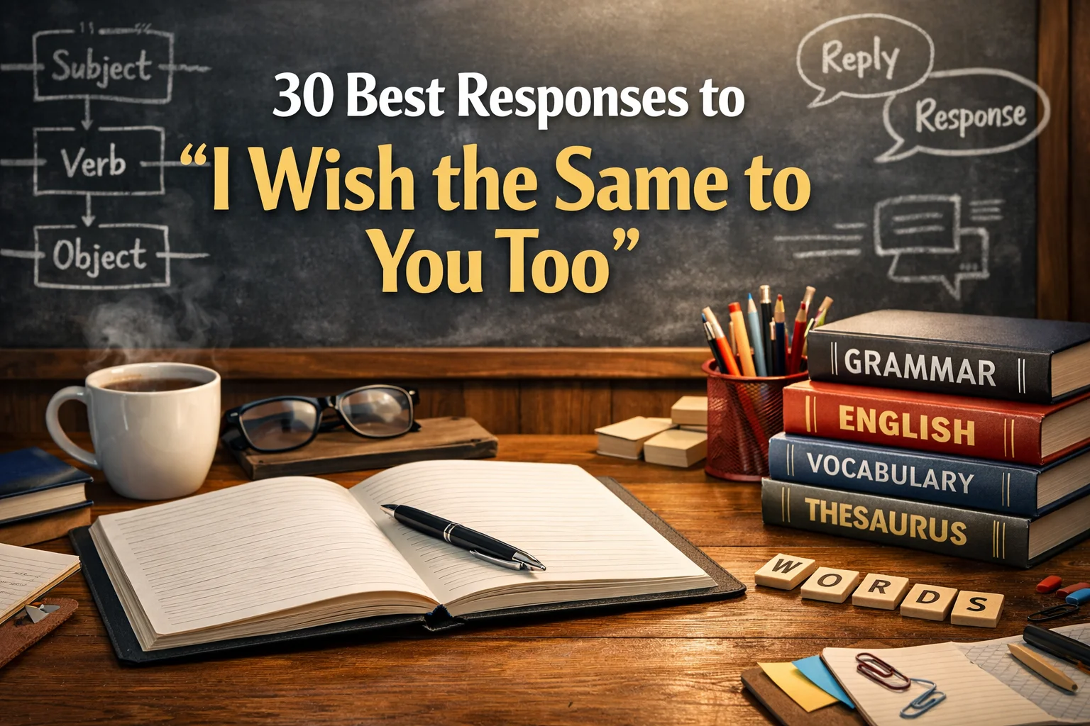 Best Responses to “I Wish the Same to You Too”