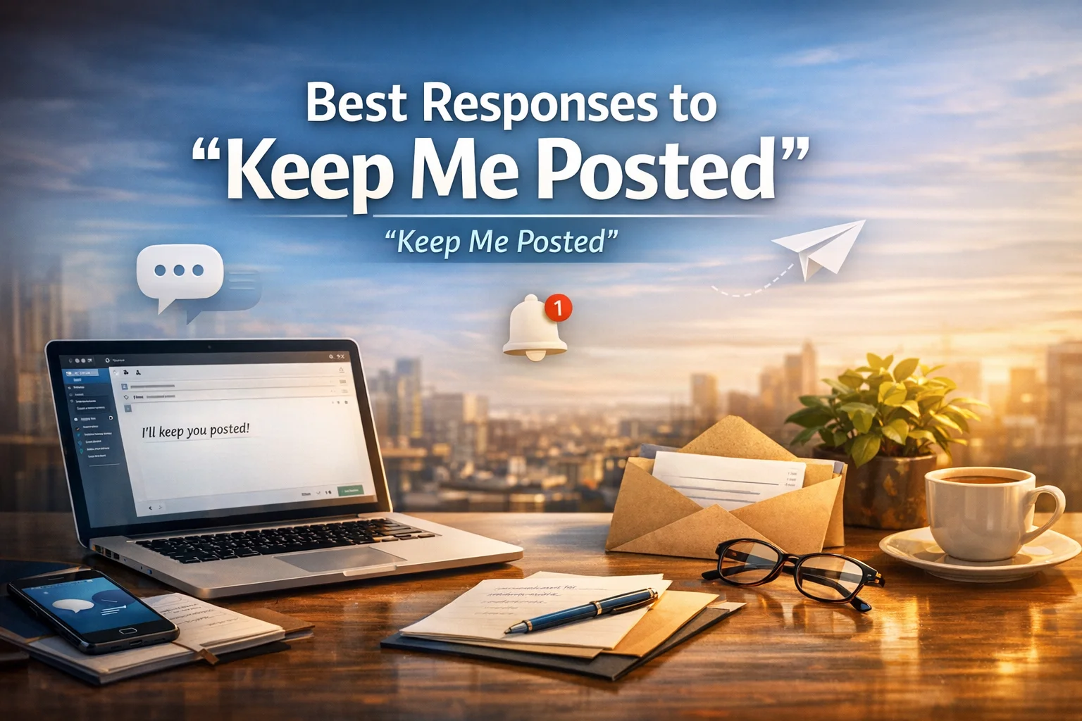 Best Responses to “Keep Me Posted” 
