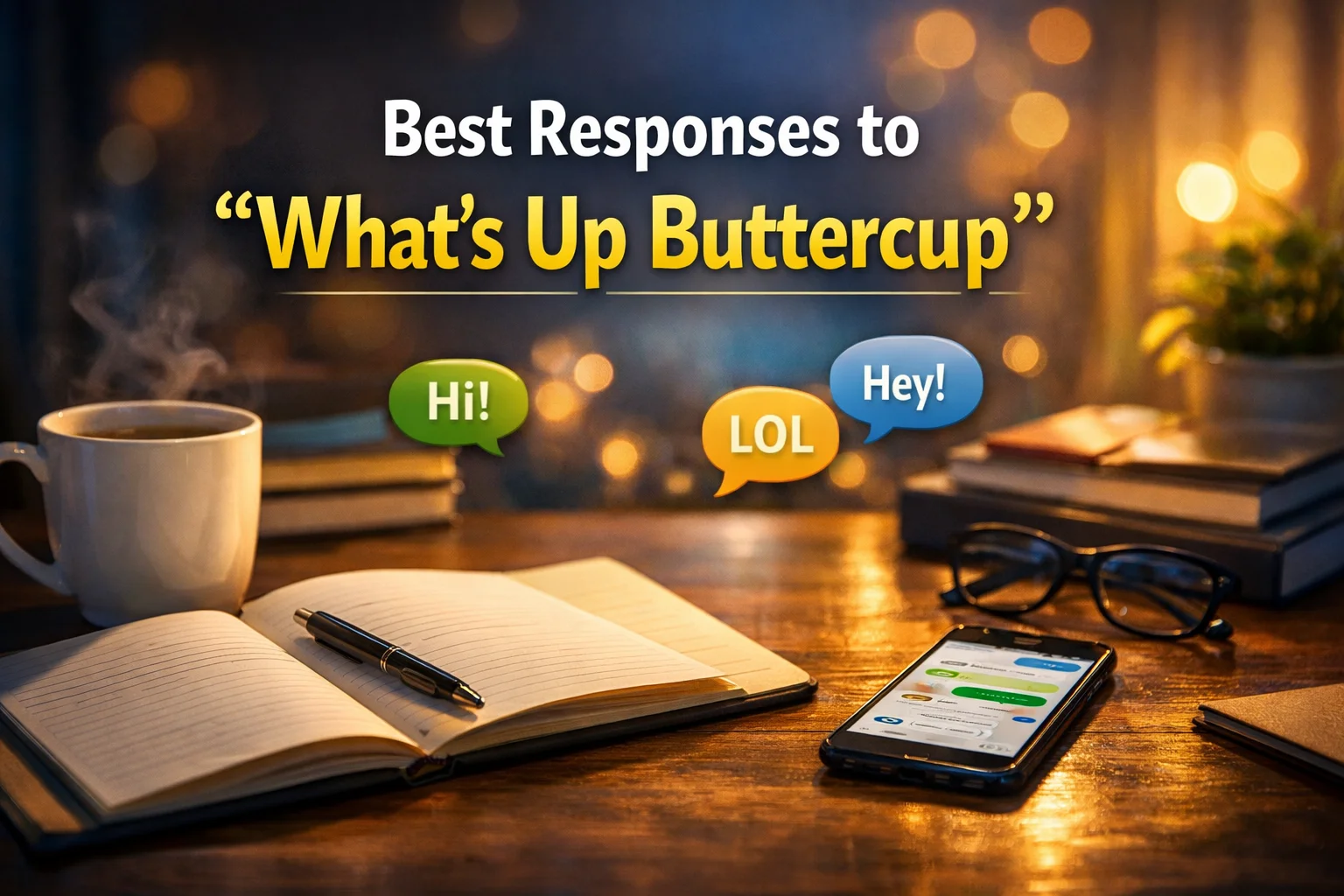 Best Responses to “What’s Up Buttercup”