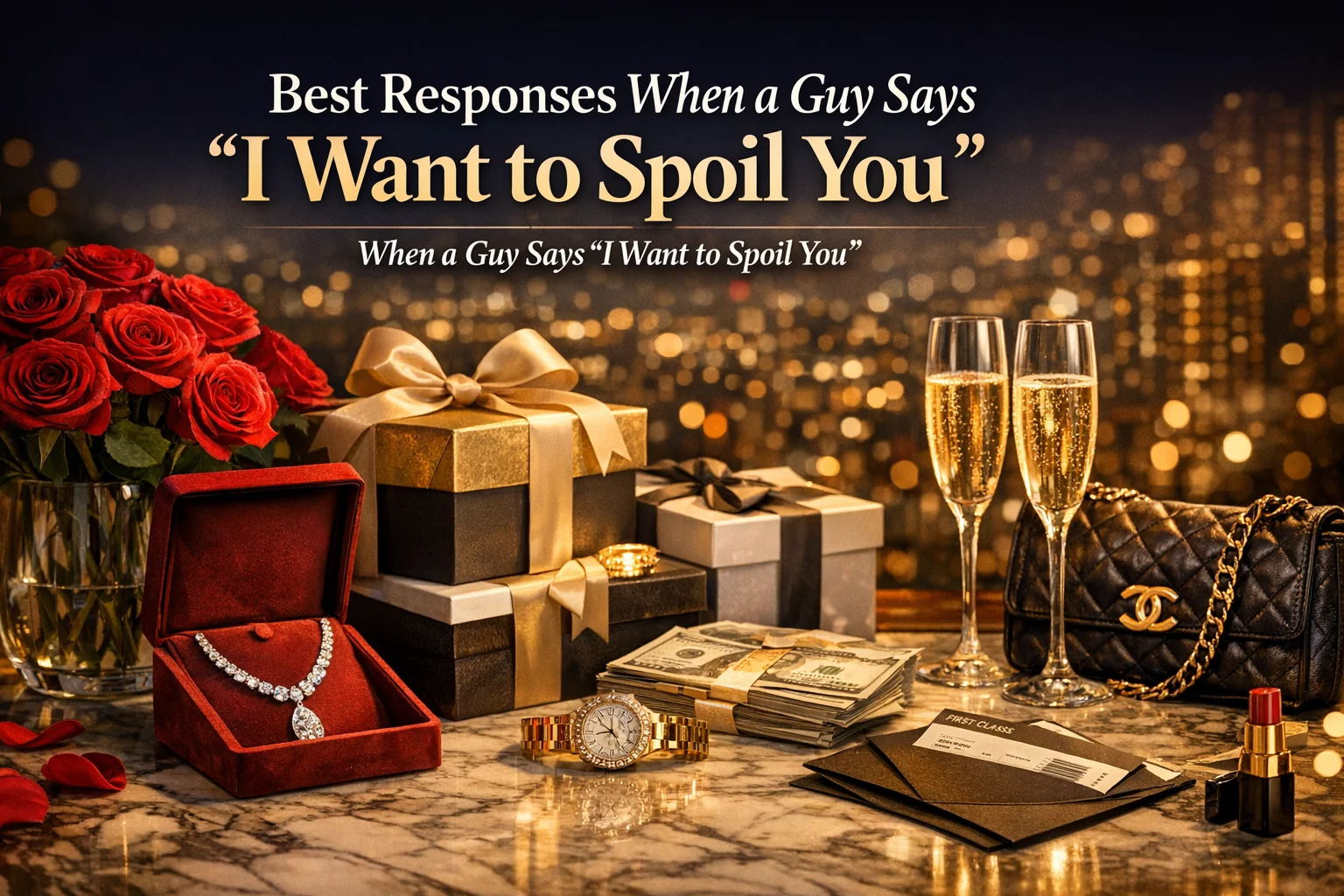 Best Responses When a Guy Says “I Want to Spoil You”