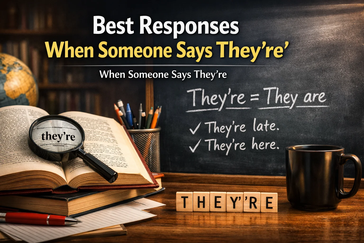 Best Responses When Someone Says They’re