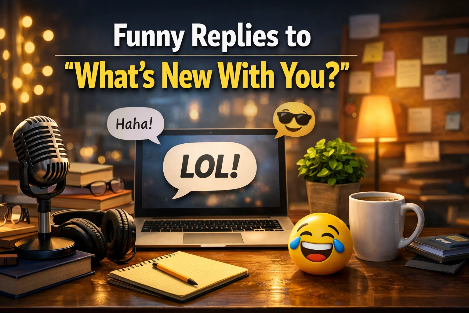 Funny Replies to “What’s New With You?”