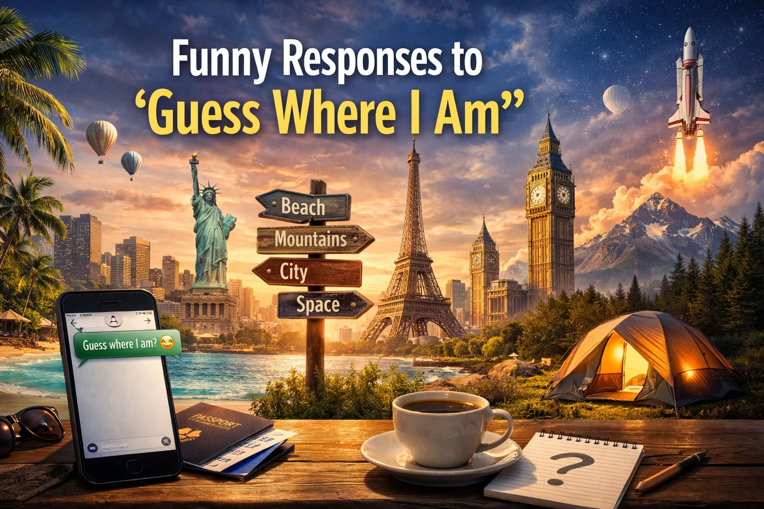 Funny Responses to ‘Guess Where I Am’
