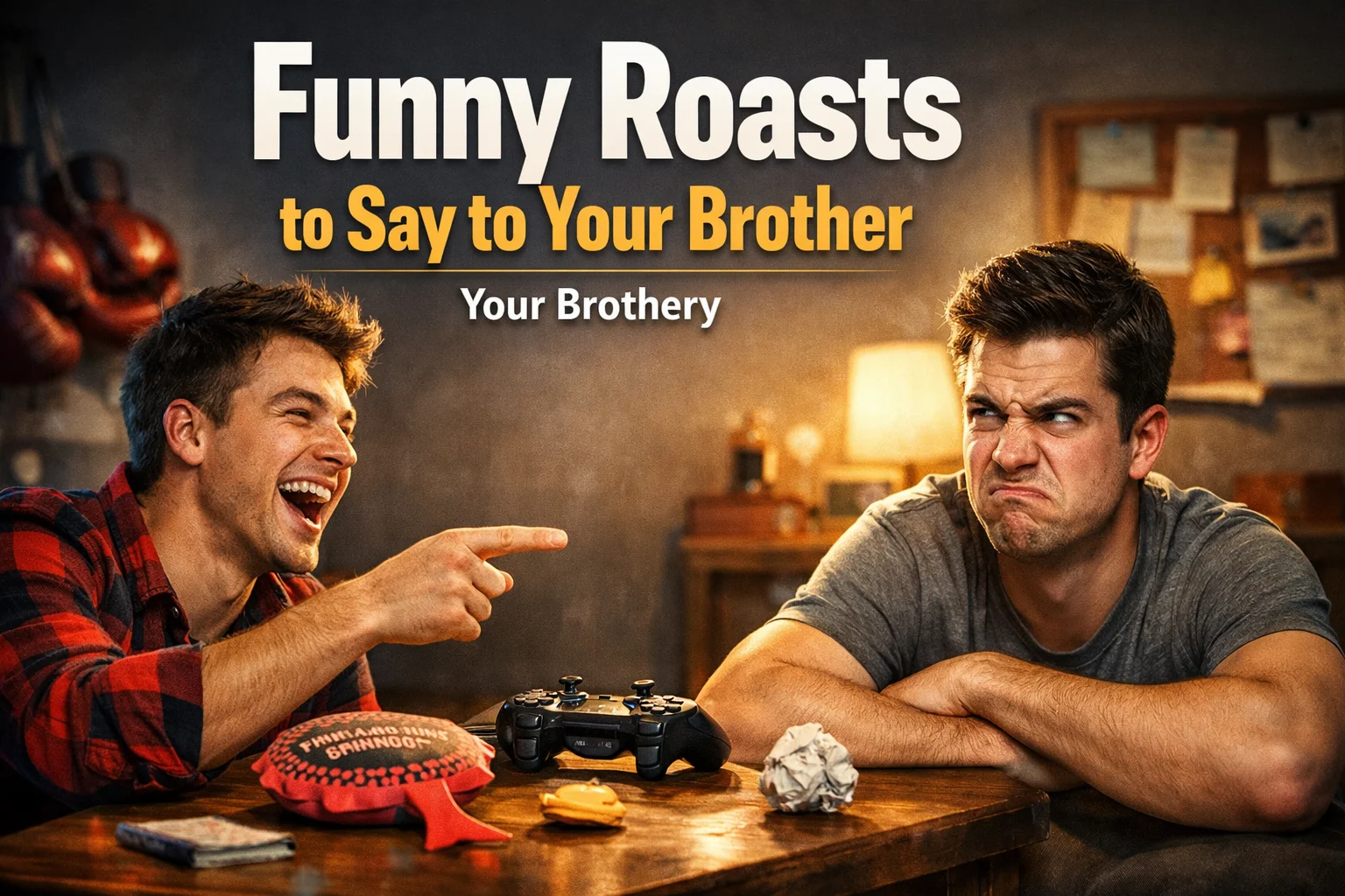 Funny Roasts to Say to Your Brother