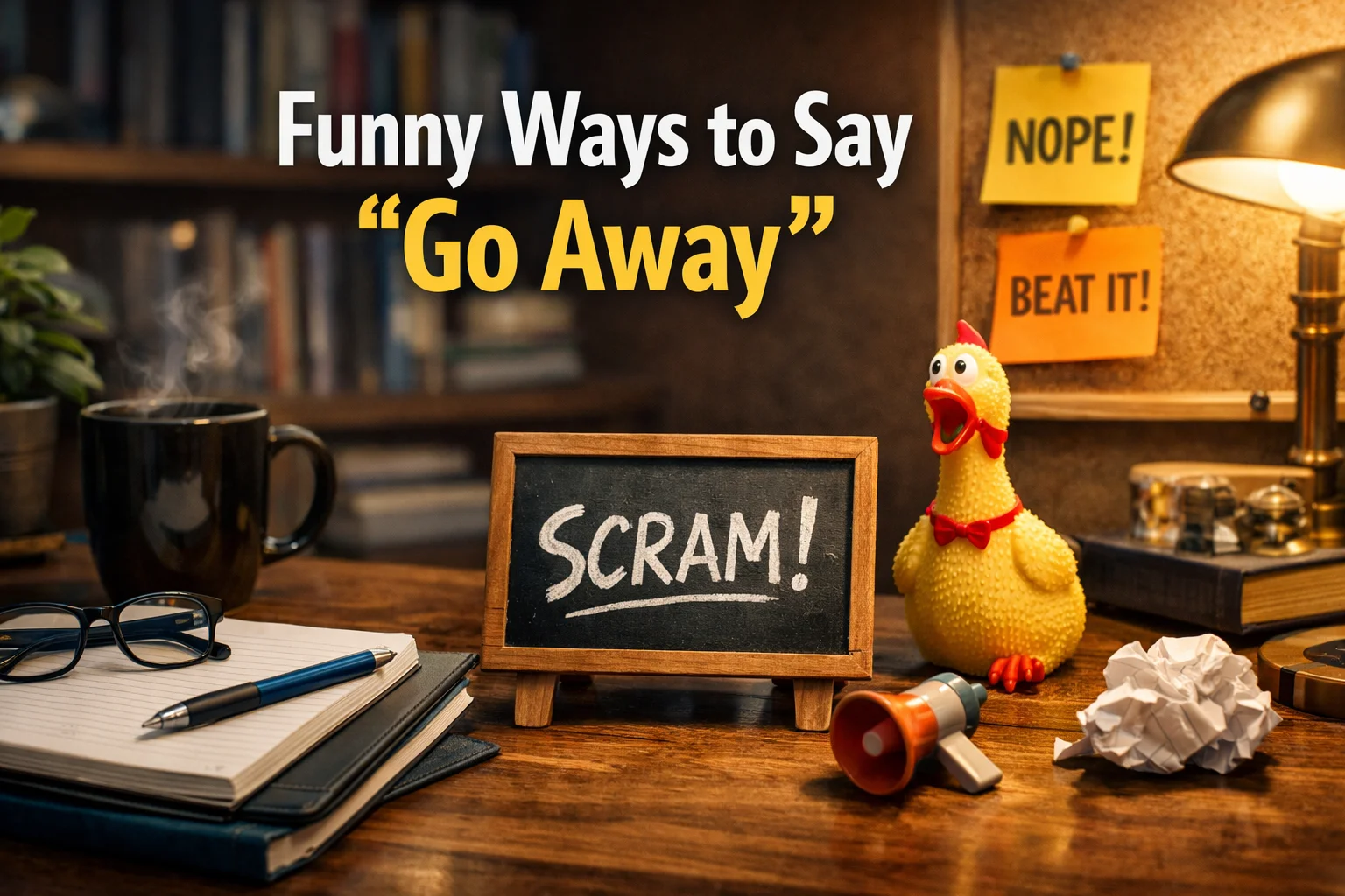 Funny Ways to Say “Go Away”