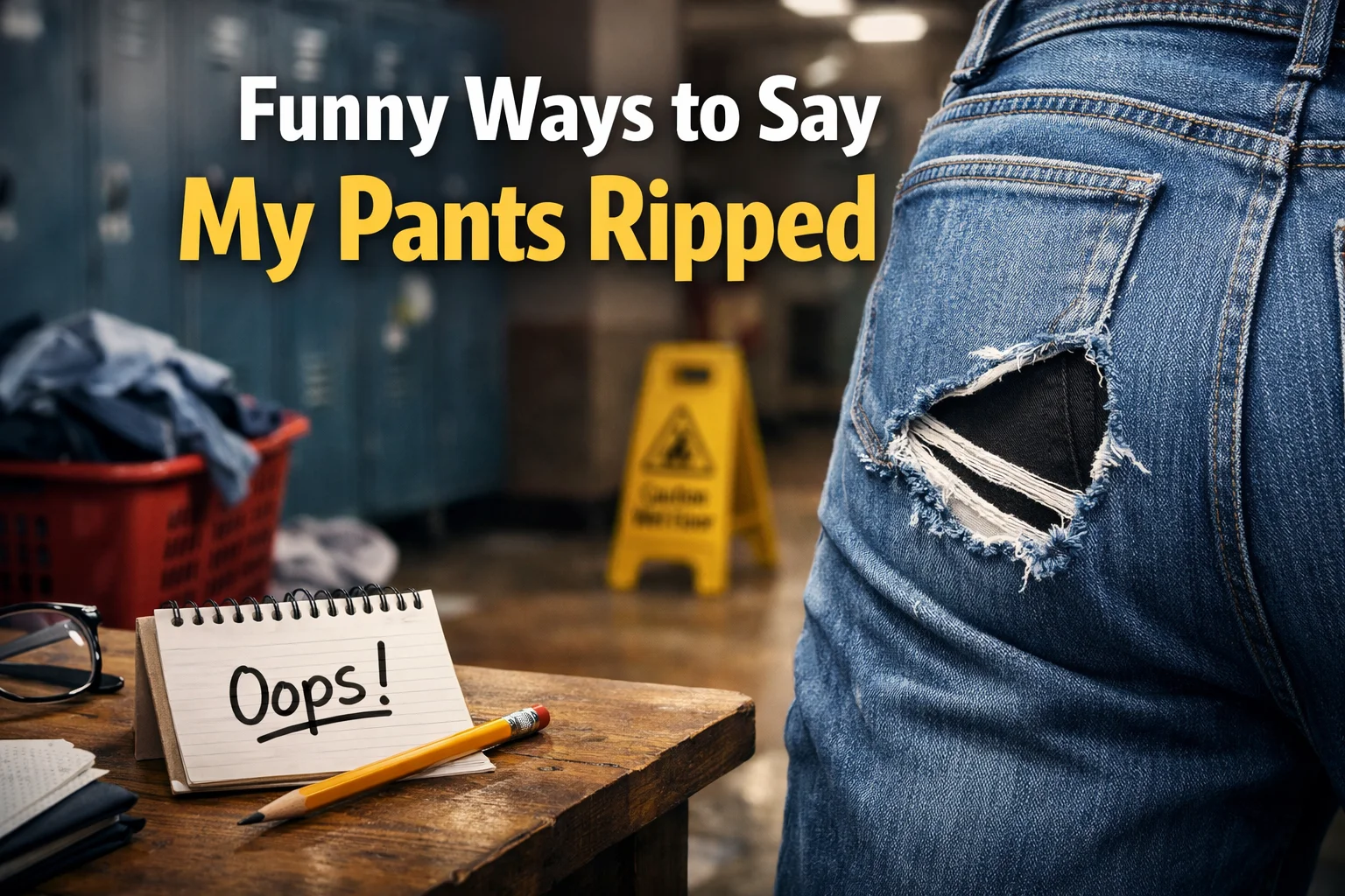 Funny Ways to Say My Pants Ripped