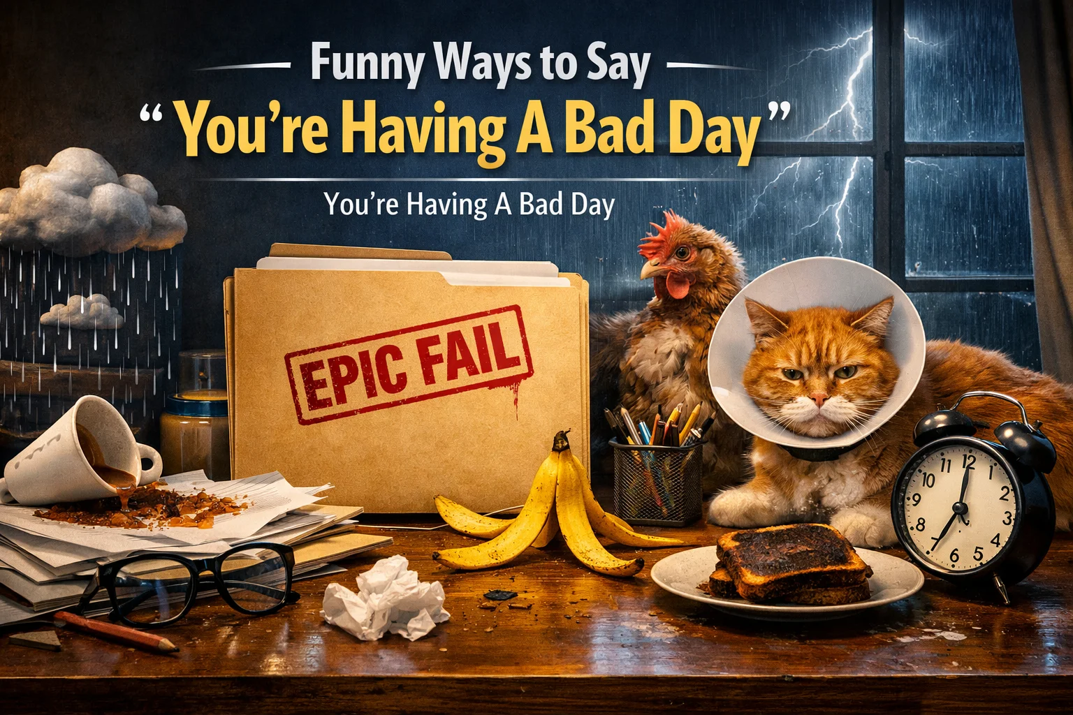 Funny Ways to Say “You’re Having A Bad Day”