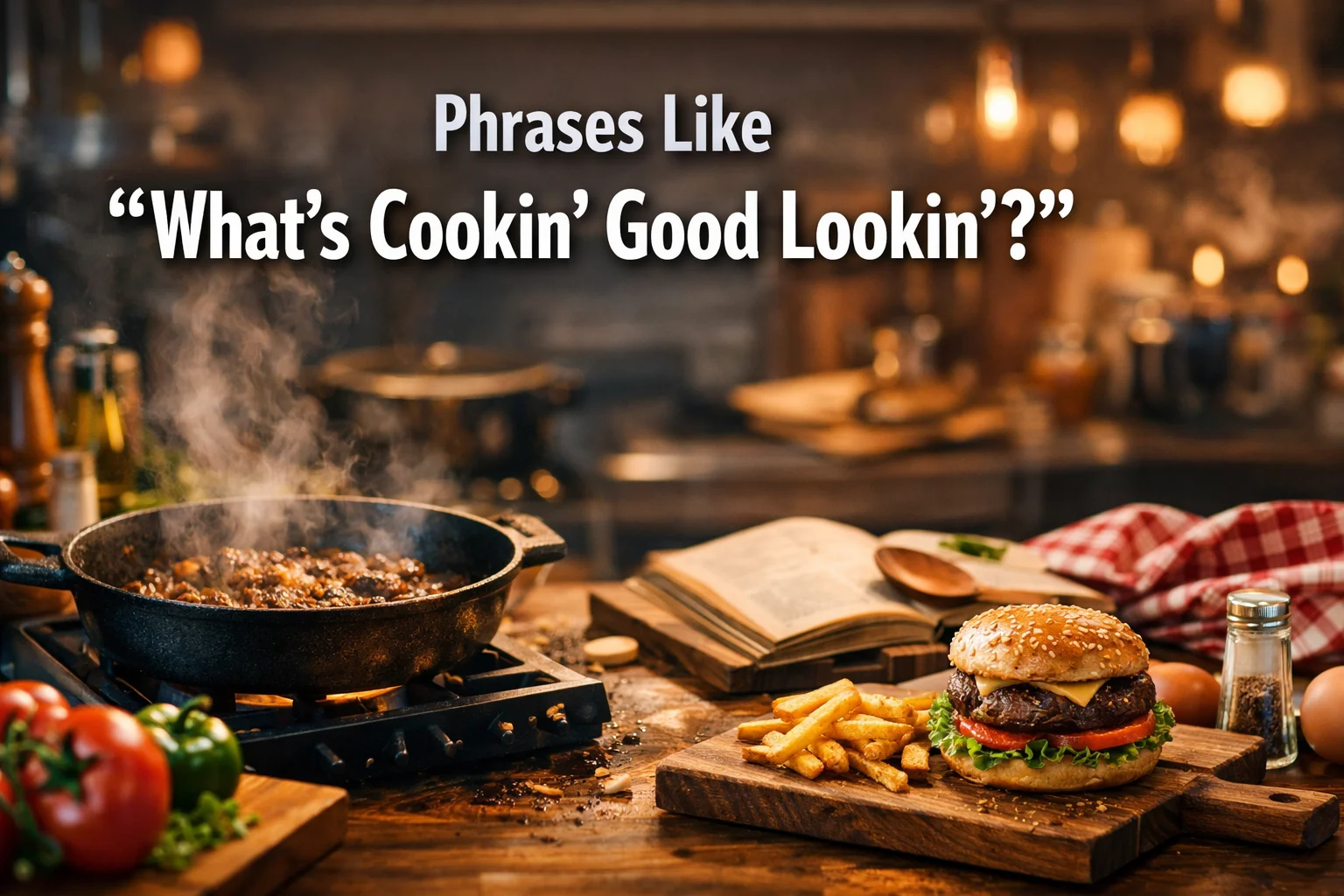 Phrases Like “What’s Cookin’ Good Lookin’?”