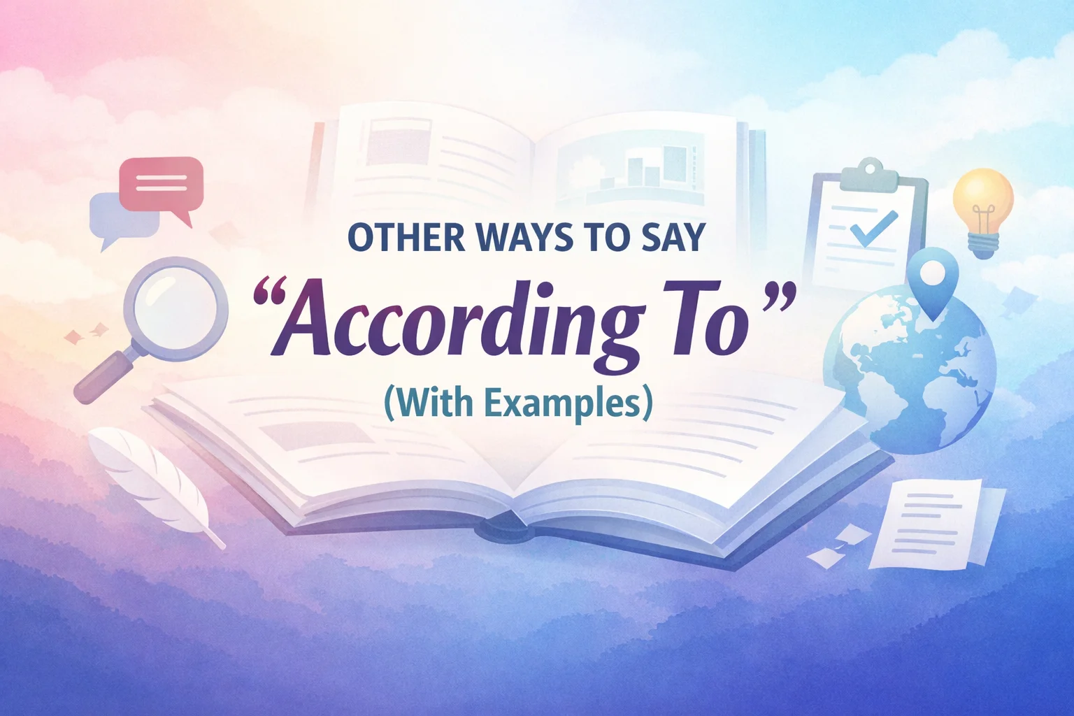 “According To” (With Examples)