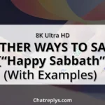 “Happy Sabbath” (With Examples)