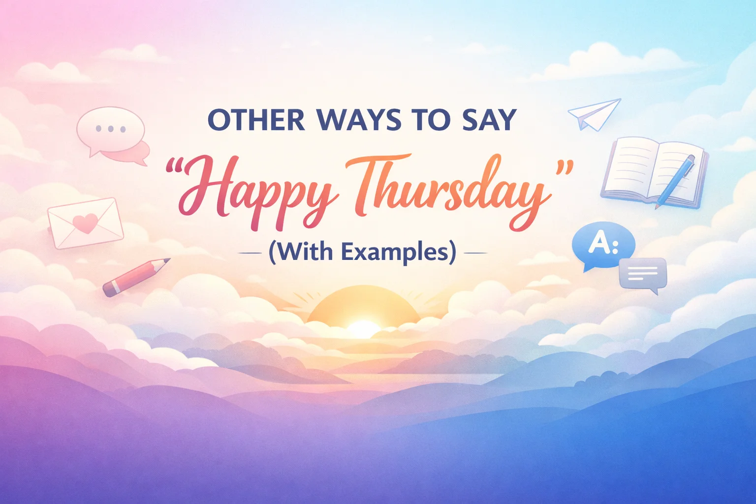 “Happy Thursday” (With Examples)