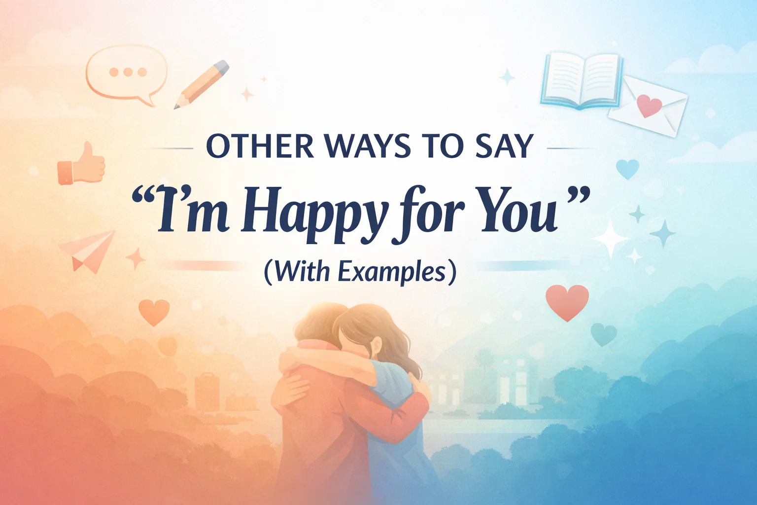 “I’m Happy for You” (With Examples)