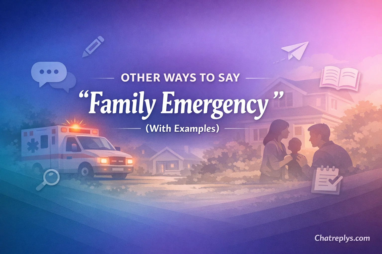 Other Ways to Say “Family Emergency” (With Examples)