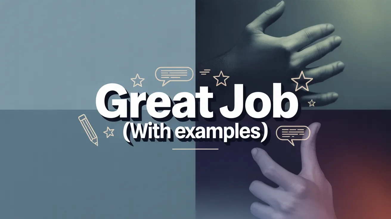 30 Other Ways to Say “Great Job” (With Examples)