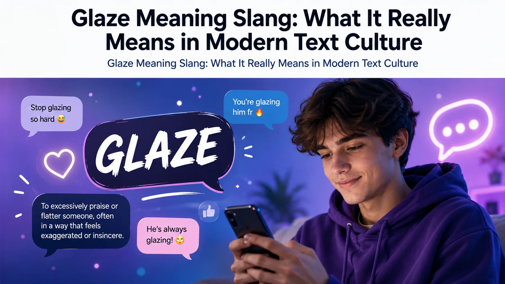 Glaze Meaning Slang: What It Really Means in Modern Text Culture