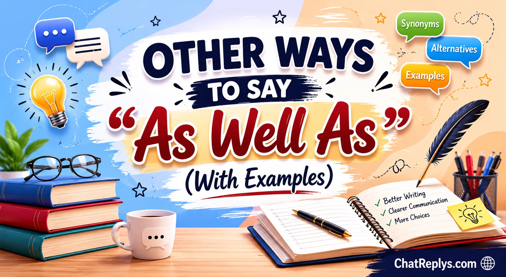 Other Ways to Say “As Well As” (With Examples)