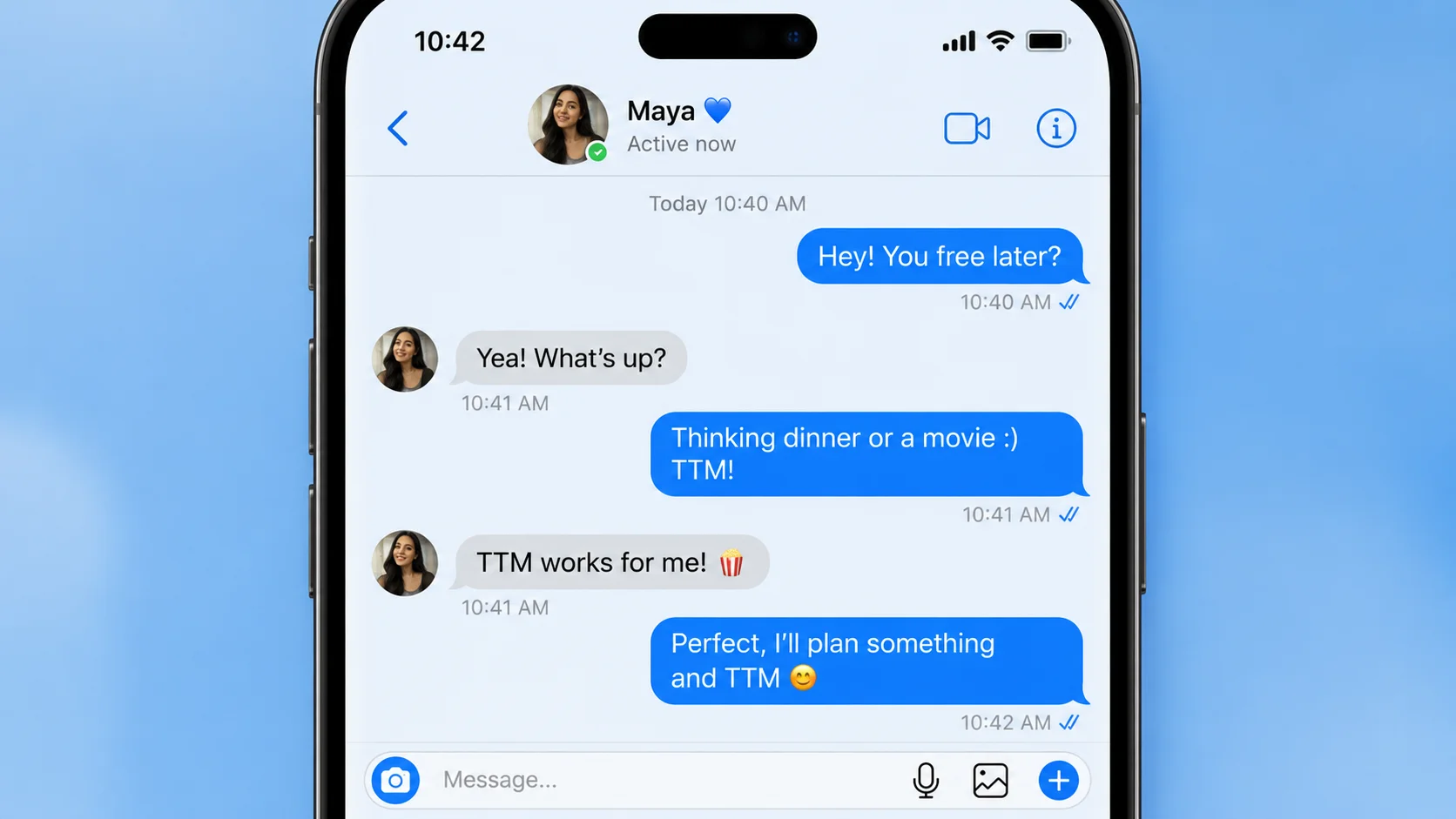 TTM Mean in Text