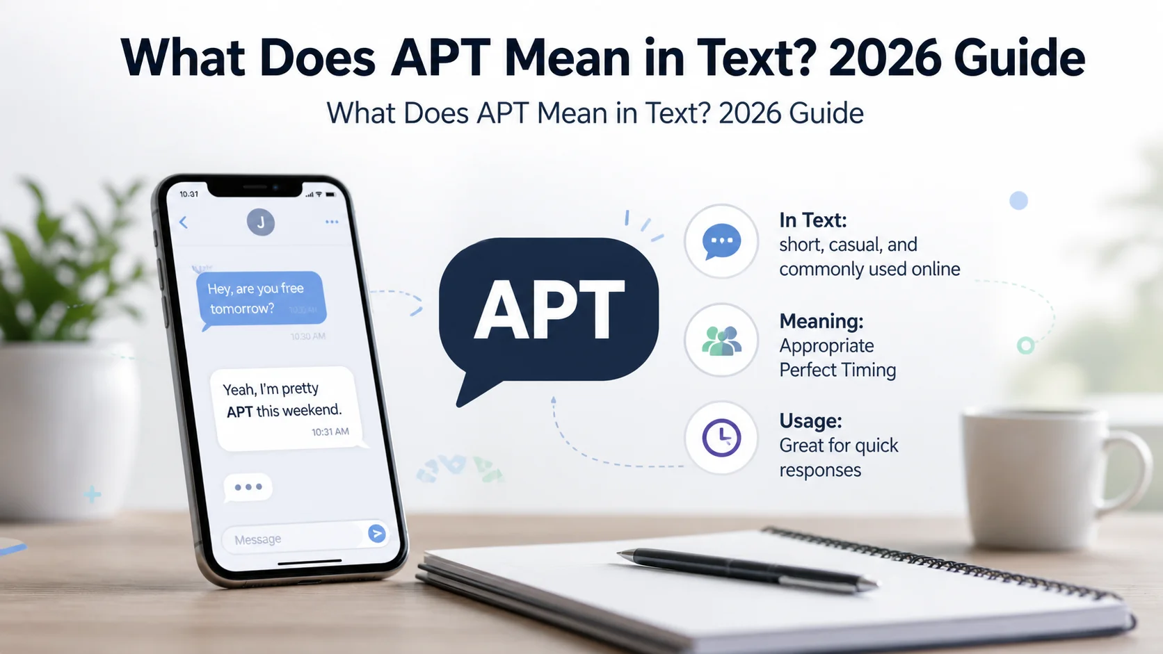 What Does APT Mean in Text?