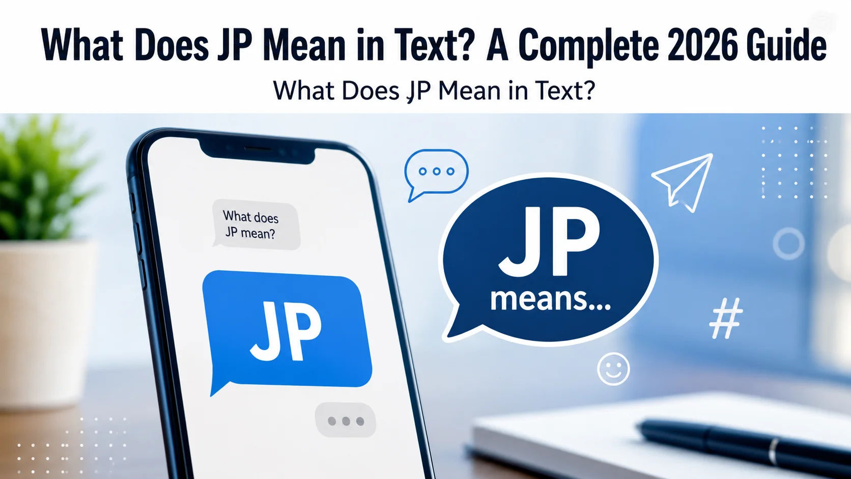 What Does JP Mean in Text?