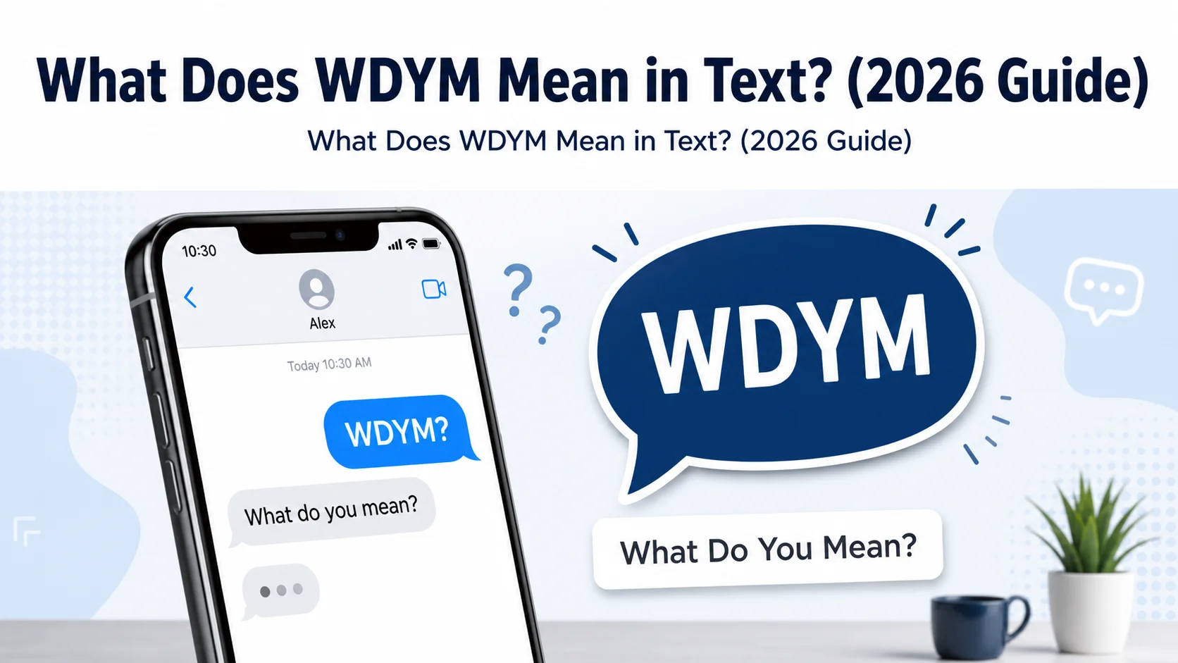 What Does WDYM Mean in Text?