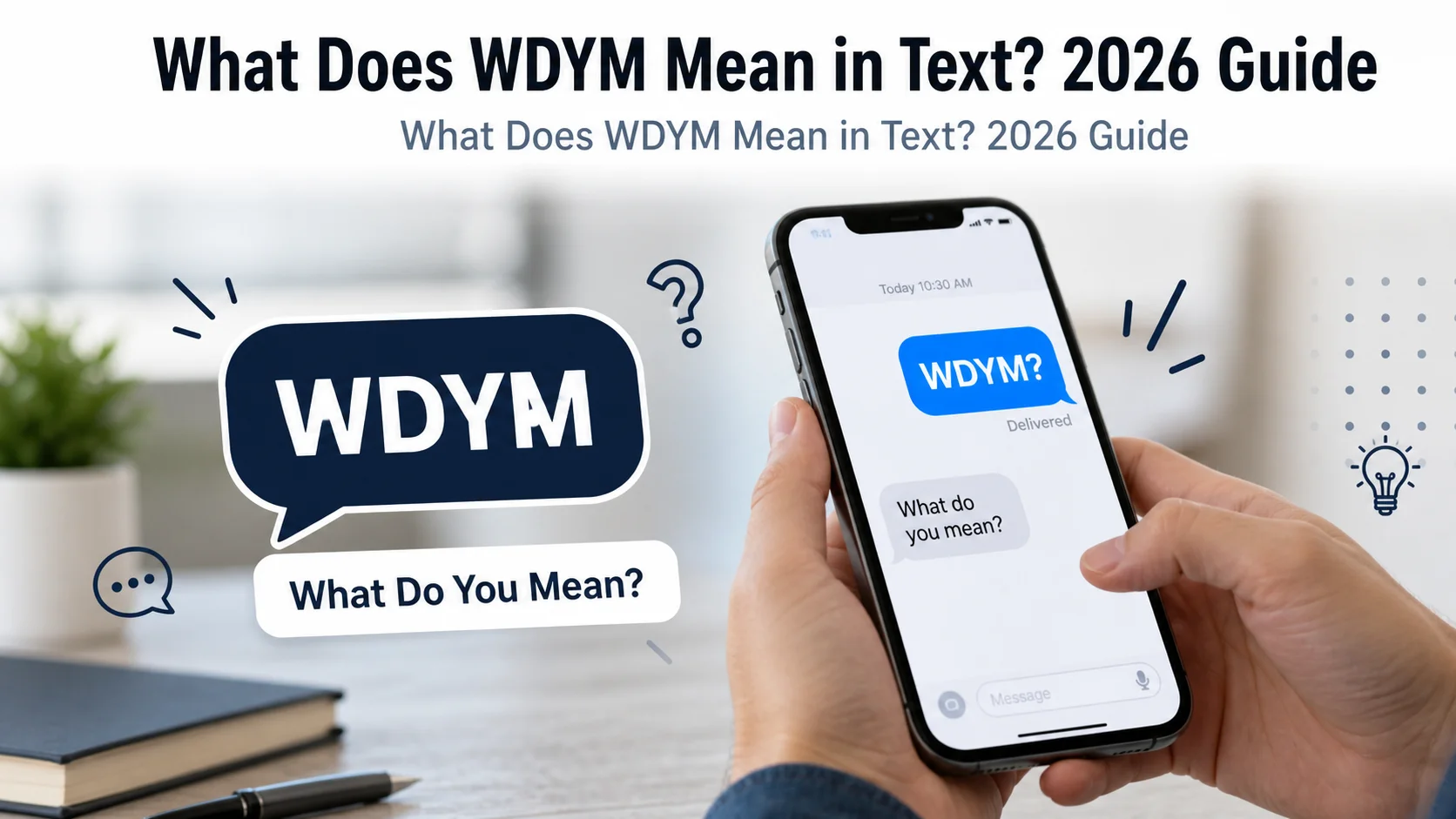 What Does WDYM Mean in Text?